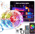 LED Lights for Bedroom 150FT, RGB LED Strip Lights Music Sync, DIY Color Changing LED Light Strip with Remote & App Controll, Led Lights for Room Decor Tape Lights Ambiant Lighting (2 Rolls)