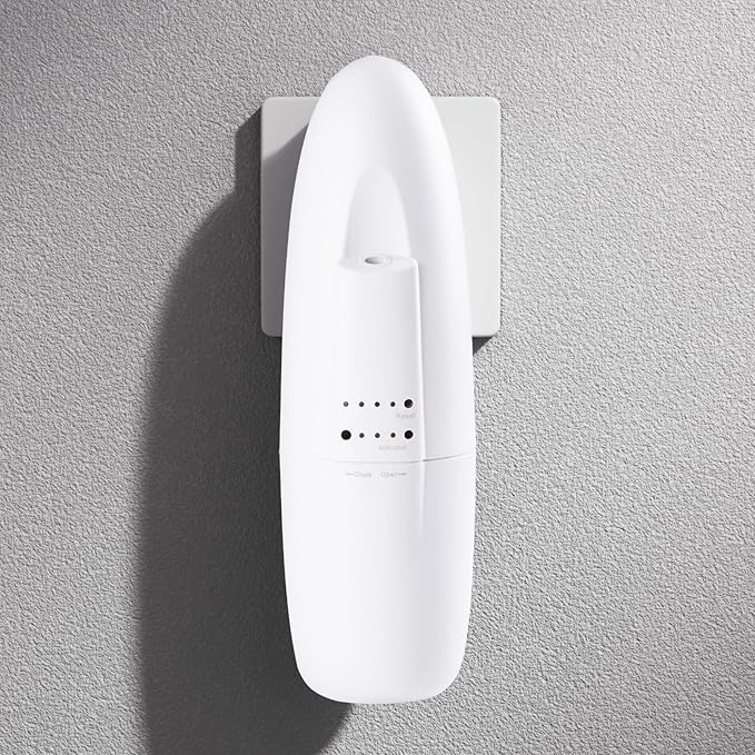 Waterless Plug-in Wall Diffuser 100 ml, Professional Waterless Essential Oil Diffuser for Cold Air Diffusion Tech. Portable Aromatherapy Diffuser for Home, Office, Bathroom