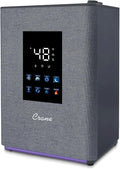 Crane 4.5L Warm and Cool Mist Humidifier, Top Fill Ultrasonic Humidifier for Large Room, Bedroom, Baby Nursery, Easy Clean, Humidifier with Essential Oil Tray, Humidifier with Humidistat & Remote
