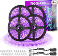 Black Light Strip, 79ft/24M Flexible LED Black Light with kit, 1440 Lamp Beads, 12V LED Light, Halloween Christmas Decoration, Non-Waterproof for Fluorescent Dance, Birthday, Glow Party