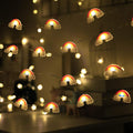 Rainbow String Lights 40 LED Decorative Fairy Light Indoor & Outdoor 8 Modes USB & Battery Powered Lights 13ft Twinkle Lights with Remote Control Timer for Children Kids Bedroom Decoration