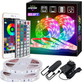LED Strip Lights - 65.6FT Music Sync Color Changing with Remote, Bluetooth, 5050 LED Strip Lights for Bedroom, Home Party and Decoration