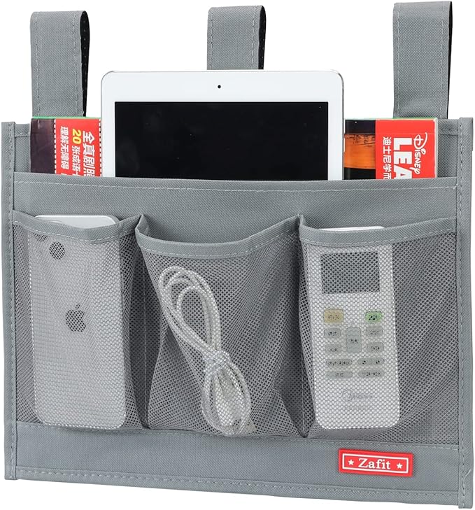 Bedside Storage Organizer, Table cabinet Storage Organizer Bedside Organizer Caddy for Remotes Phone Glasses
