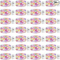 24 Pack Fairy Lights with Timer Battery Operated, 3 Modes 7ft Mini Twinkle Lights Waterproof, 20 LED Bulk String Light for Mason Jars Christmas Decoration Wedding Table Centerpieces,Multicolor