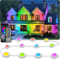 LITSOUL 200FT Permanent Outdoor Lights for House Waterproof, Smart RGB Eave LED Lighting with 16 Million Colors, IP67 Outdoor Strip Lights for Christmas Halloween Holiday Daily Decorations (60m/200ft)