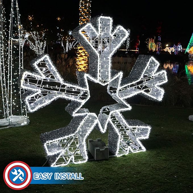 Russell Decor LED Rope Lights Festival Holiday Party Seasonal Christmas Decoration 30ft - 200ft Customized Available (Cool White, 20)
