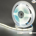 5V USB COB LED Strip Lights 2PCS,16.4FT/5M,Cool White 6500K,320LEDs/M,8mm Width,Not Waterproof IP20,1M USB Cable,Flexible LED Tape Light for DIY Home Indoor Decoration