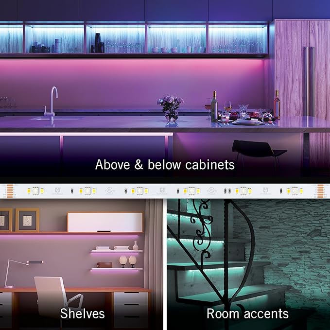 Armacost Lighting RibbonFlex Home 24V RGB+WW Multicolor Strip Light Kit 426510