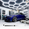 LED Hexagon Garage Light: Upgraded 10-100% Dimmable Garage Hexagon Lights, 72 Packs LED Light, 79200LM Super Bright Honeycomb Lights for Gym Basement Hair Salon