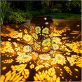 Birthday Gifts for Women Mom Grandma Ideas,Solar Lanterns Outdoor Waterproof,Dragonfly & Sunflower Hanging Metal Garden Decor Art Lights,Decorative Solar Powered Lantern for Patio Yard Porch