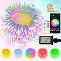 2025 New 88FT 240LED Smart Color Changing Easter String Lights Outdoor App Control RGB LED String Lights with Remote & Timer, Waterproof Twinkle Easter Tree Lights Indoor for Holiday Xmas Decor