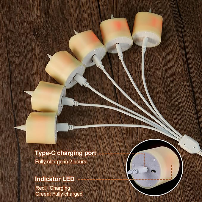 IMAGE 12-Pack Rechargeable Tea Lights Candles with Timer & Remote, Realistic 3D Flickering LED Votive Candles Realistic 3D Flickering LED Votive Candles Fall Wedding Table Centerpieces(2.1”x 1.5”)