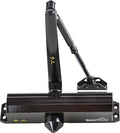 Boomerang Medium/Heavy Duty Automatic Commercial Door Closer - D4016 Surface Mounted, Grade 1- ADA & UL 3 Hour Fire Rated, Adjustable Size 1-6 for Entry & Aluminum Storefronts, Dark Bronze (US10B)