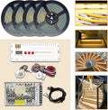 PIR Motion Sensor LED Stair Lights Indoor Outdoor Stairway Step Staircase Lighting Kit with 3000K Warm White COB Flexible LED Linear Light
