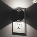 L LOHAS LED Night Lights Plug into Wall,[2-Pack] Plug in Night Light with Light Sensor,Brightness Adjustable,5000K Daylight White,Nightlight for Hallway Bedroom Bathroom