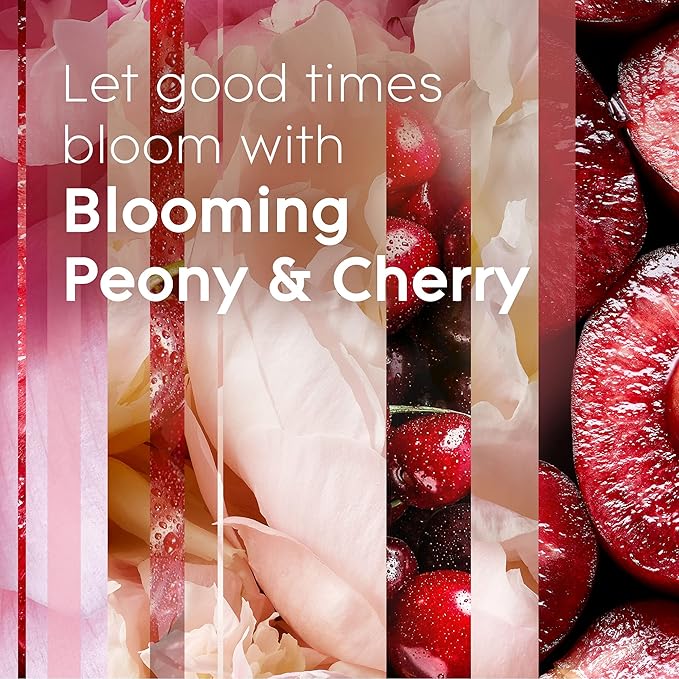Glade Automatic Spray Refill, Air Freshener for Home and Bathroom, Blooming Peony & Cherry, 6.2 Oz