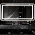 LED Bathroom Mirror, 72"x32" with Frontlit and Backlit Anti-Fog Mirror with Lights LED Vanity Mirror for Bathroom 3 Colors Temperature & Dimmable Bathroom Mirror with HD Tempered Glass
