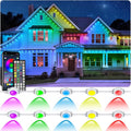 LETIANPAI 400FT Permanent Outdoor Lights,RGB Eaves Lights with App Control Remote,DIY Scene Modes IP67 Waterproof Outdoors Under Eave Lighting,Outdoor Light for Garden Decor