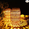 Solar Outdoor Lanterns Waterproof, Hanging Rattan Lantern Lights for Outside, Solar lamp Outdoor Chandelier Idea for Gazebo Pergola Porch Patio Pathway Decor (2)