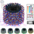 200 LED Christmas Lights Color Changing, 35 Colors 66FT 4th of July String Lights with Remote Timer, Connectable Waterproof Twinkle Lights Plug in for Xmas Tree Outdoor Holiday Wedding Party Decor