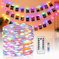 Lemical Fairy Lights 65.6FT 200 LED USB Plug in Twinkle String Lights with Remote and Timer 8 Modes Waterproof Copper Wire Starry Light for Christmas Mason Jars DIY Wedding Table Decor(Multicolor)