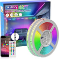 RGB+IC 82FT LED Strip Lights, Continuous Connection Smart LED Lights for Bedroom, Bluetooth LED Lights APP Control, Color Changing LED Light Music Sync for Gaming Room, party, bar, kitchen, Indoor