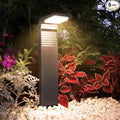 Solar Pathway Lights 6Pack with Warm White and Cool White Mode, Modern Solar Path Lights Outdoor Waterproof, Perfect Solar Lights for Backyard, Lawn, Driveway, Walkway, Garden Decorative.