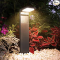 Solar Pathway Lights 8 Pack with Warm White and Cool White Mode, Modern Solar Path Lights Outdoor Waterproof, Perfect Solar Lights for Backyard, Lawn, Driveway, Walkway, Garden Decorative.
