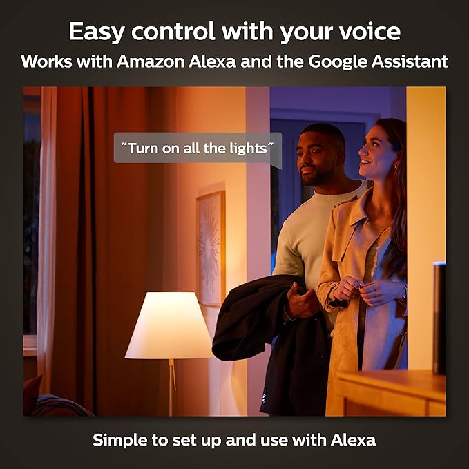 Philips Hue Smart Retrofit Recessed Lighting 4 inch - White and Color Ambiance Color-Changing Light - 850 Lumen - Control with Hue App - Works with Alexa, Google Assistant and Apple Homekit - 1 Pack