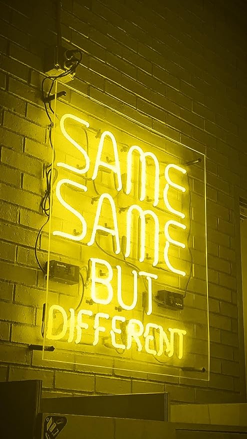 Neon Light Strip 16.4FT/5M- Bright, Non-Glaring & Waterproof Neon Rope Lights for Indoor & Outdoor Decor,【No Power Adapter】 Yellow,neon led Strip Lights