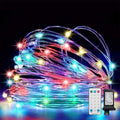 LAMPHOME Easter Fairy Lights Plug in, 33Ft 100 LEDs Waterproof Twinkle Firefly Lights, Adaptor Included, Starry Multicolor String Lights for Wedding Indoor Outdoor Christmas Patio Garden Decoration