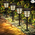 pearlstar Large Solar Pathway Lights Outdoor Waterproof 8 Pack Super Bright Solar Landscape Path Lights for Garden Lawn Walkway Driveway