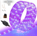 WYZworks 288LEDs 25ft LED Outside Rope Lights, Outdoor ETL Certified Waterproof Permanent 360 Degree Light Emitting, Flexible Tube, Connectable, Christmas Palm Tree Exterior Landscape, Purple