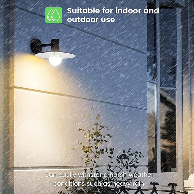 Torkase Motion Sensor Light Bulbs, 13W (100Watt Equivalent), Motion Activated Dusk to Dawn Security LED Bulb, 2700K Warm White, Energy-Efficient, for Indoor and Outdoor Lighting, Porch, Stairs 4Pack