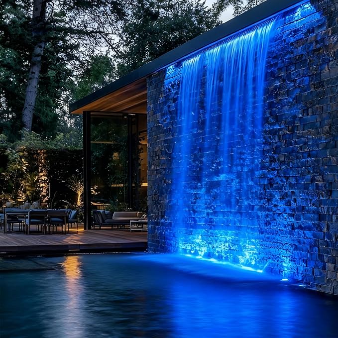 Shine Decor 24V RGB Wall Washer Lights 3.3FT with Flexible Linear Design, UL Listed IP67 Waterproof LED Strip Lights for Outdoor Commercial Lighting, Building, Wedding & Church Decoration, Hardwired