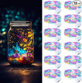 ZGWJ Fairy Lights Battery Operated, 12 Pack Colorful Mini String Lights 20 LED 7ft Waterproof 3 Lighting Modes for Bedroom, Halloween, Christmas, Party Indoor and Outdoor Decoration