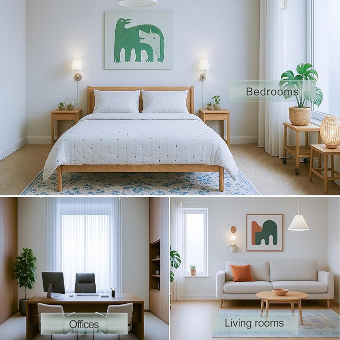 Automatic Curtain Opener Electric: Smart Remote Control Closer｜Long-Lasting Battery/Type-C｜No Drill for 8-40mm Roman Rods/T-Tracks & U-Rails｜Quiet Motor Robot for Bedroom/living room