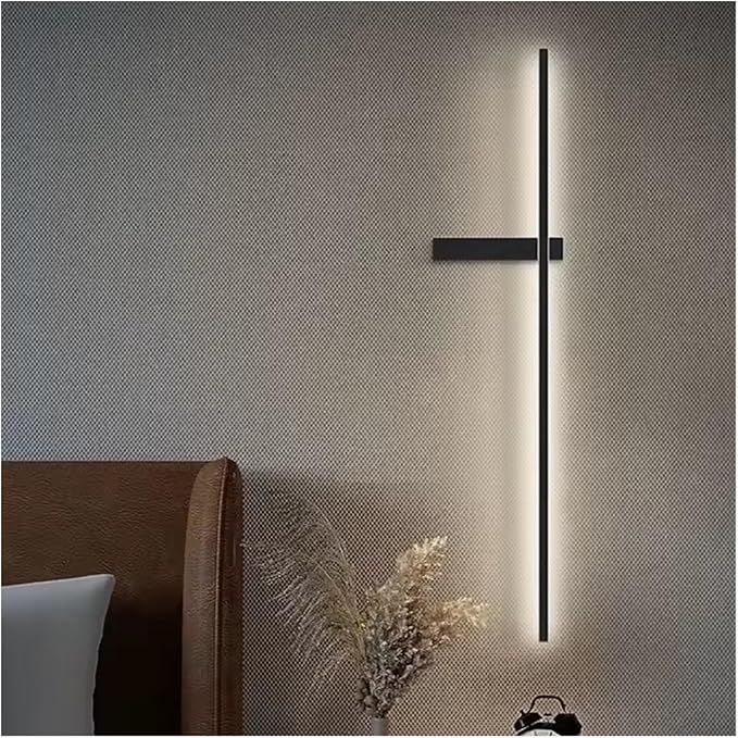 LED Wall Lamp Modern Minimalist Strip Wall Decor Lights Lighting for Bedroom Bedside Living Room TV Sofa Lobby Background Decor,for The Living Room