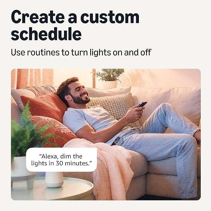 Amazon Basics Smart Recessed 5/6 Inch Downlight, Color Changing, Works with Alexa only, 2.4GHz WiFi, 1 Pack