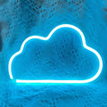 Cloud Neon Sign Blue Cloud Light Sign for Wall Decor,Battery or USB Powered Clouds Shaped LED Sign Decoration Lights for Bedroom Aesthetic Teen Girl Kid Room Christmas Birthday Wedding Party