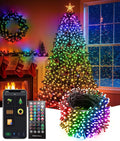 Avatar Controls Smart Color Changing Christmas Lights Outdoor - 66FT 200LED DIY RGB String Lights with Music Sync, App & Remote Control, Waterproof for Xmas Tree, Parties, Outside Patio, Garden