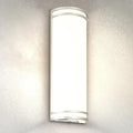 ASD 18 Inch LED Outdoor Sconce Lights - 20W 120-277V 3000K 4000K 5000K Nickel Exterior Lighting Fixtures, Dimmable Exterior Lights for House, Modern Patio Wall Light Fixture ETL
