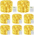 LitHome 8 Pack Warm White Fairy Lights Battery Operated, 20 FT 60 LED Twinkle Lights Battery Operated 2 Modes, Waterproof Led Fairy String Light for Indoor Outdoor Christmas Wedding Bedroom Decor