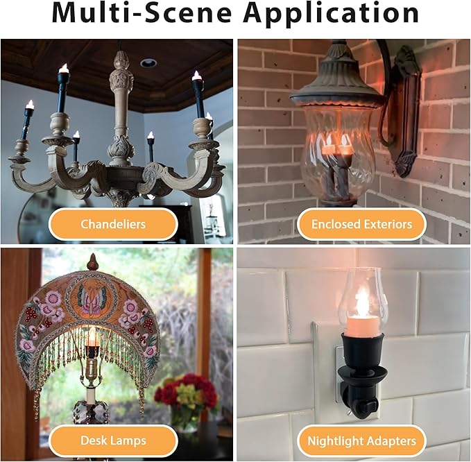 Smart Flameless Candle (Black Lamp)