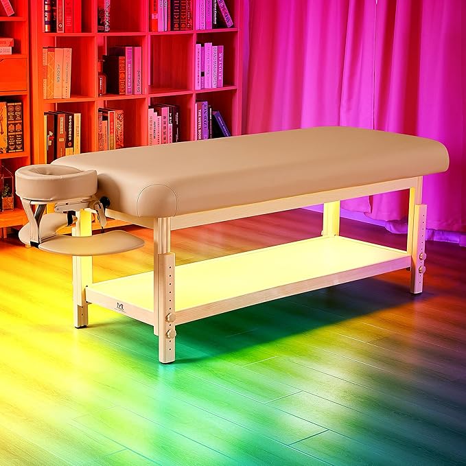 Master Massage Aurora RGB Ambient Lighting System for Massage Tables – Atmosphere Light, Multiple Colors LED Strips Enchanting Decoration Create Relaxing Environment Easy Install (Ambient Light Only)
