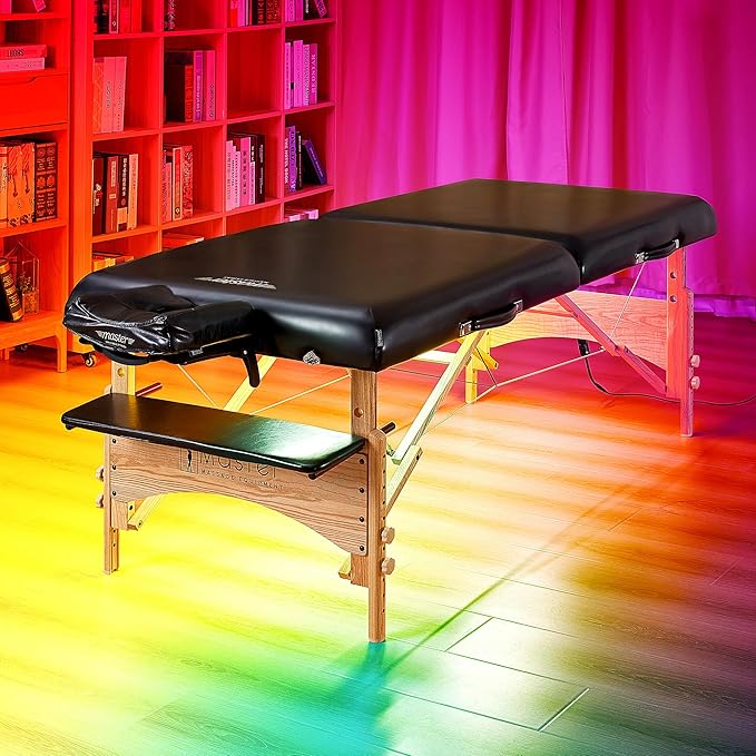 Master Massage Aurora RGB Ambient Lighting System for Massage Tables – Atmosphere Light, Multiple Colors LED Strips Enchanting Decoration Create Relaxing Environment Easy Install (Ambient Light Only)