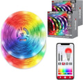 Monster Smart RGB+IC LED Strip Lights – Sound Reactive Strip Lights for Bedroom, App & Voice Control, RGB Light Strip for Room, Alexa Google Home, Razer Chroma Sync (150ft)