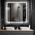 36"x 36" Bathroom Mirror for Over Sink, Anti-Fog LED Bathroom Mirror with Lights, Memory 3 Colors Modes & Dimmable Bathroom Vanity Mirror