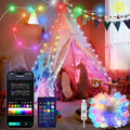 Smart Star Fairy Lights 33Ft, 16M Color Changing String Lights with Remote & APP Control, Music Sync, Timer, RGB DIY Colored Twinkle Lights Hanging for Indoor Bedroom Party Christmas Decor