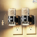 L LOHAS LED Motion Sensor Night Light,Dimmable Night Lights Plug into Wall, 2 Pack 3000K Night-Lights with 0-100 LM Adjustable, Acrylic Bubble Plug in Nightlights for Bathroom Hallway Nursery